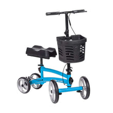 Nitro Glide Knee Walker by Drive Medical with basket and ergonomic design for mobility and recovery from lower leg injuries.