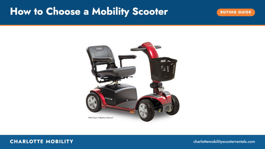 How to choose a mobility scooter — Charlotte Mobility buying guide