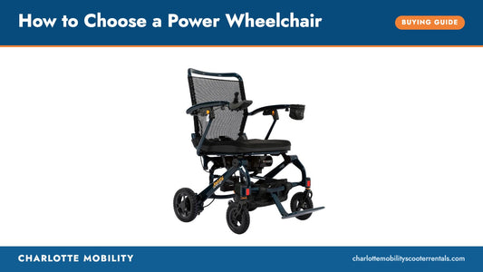 How to choose a power wheelchair — Charlotte Mobility buying guide