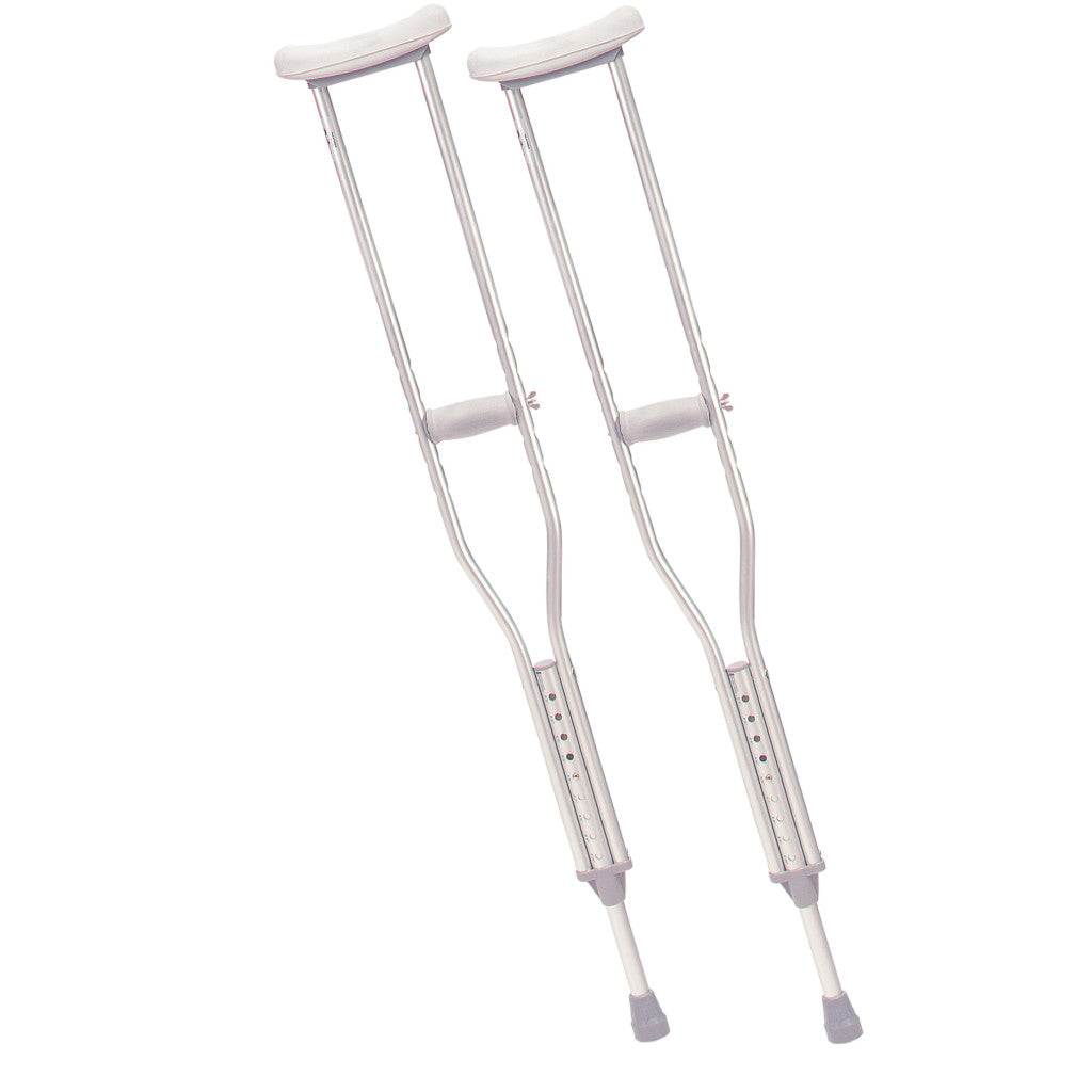 Drive Medical Aluminum Crutches with Accessories