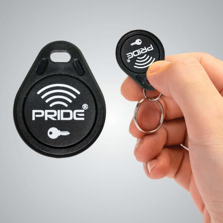 NFC ignition key fob for PX4 Ultra Heavy Duty Scooter, promoting enhanced security and convenience.