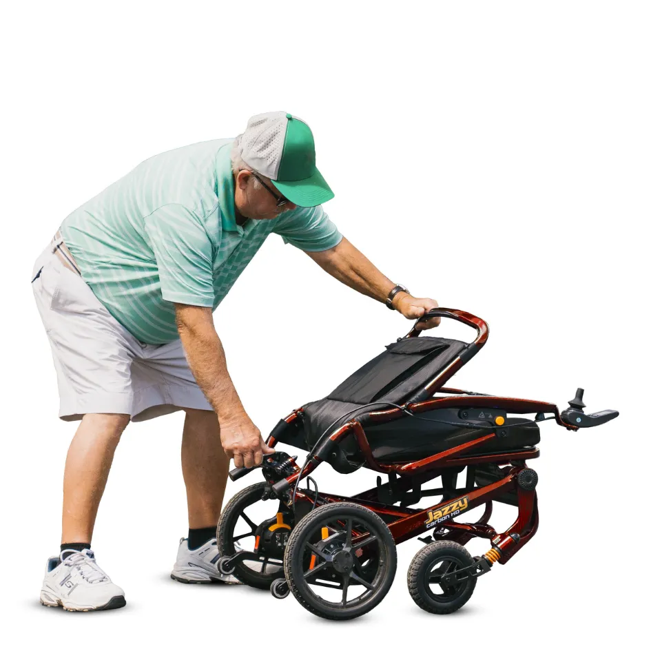Pride Jazzy® Carbon HD Lightweight Folding Power Wheelchair