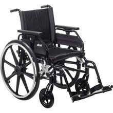 Viper Plus GT wheelchair with universal armrests, featuring a sleek black design and large wheels for easy maneuverability.