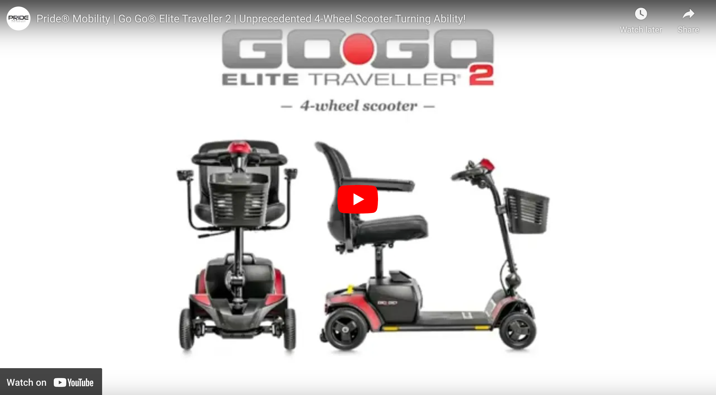 Load video: This Video Shows the Features of The Pride Revo 2.0 Mobility Scooter