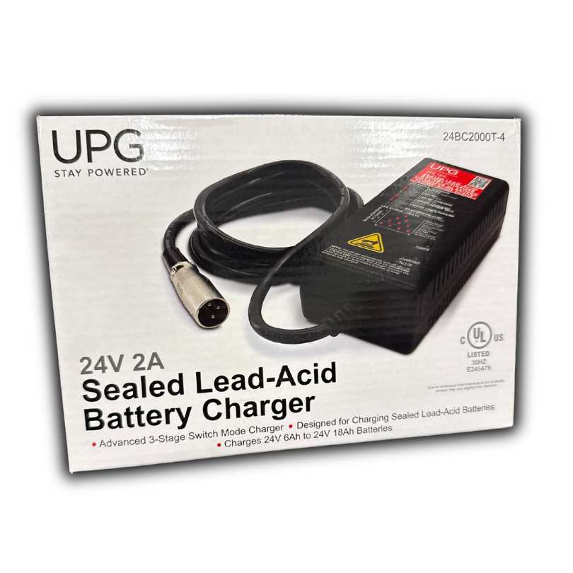 24V 2 AH Off-Board Battery Charger for Pride Mobility Scooters