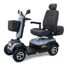 Eagle 4-Wheel Heavy Duty Mobility Scooter with comfortable seat and basket for convenience.