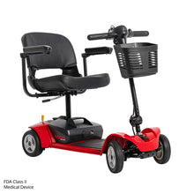 Rascal Venture 4-Wheel mobility scooter in red, front three-quarter view