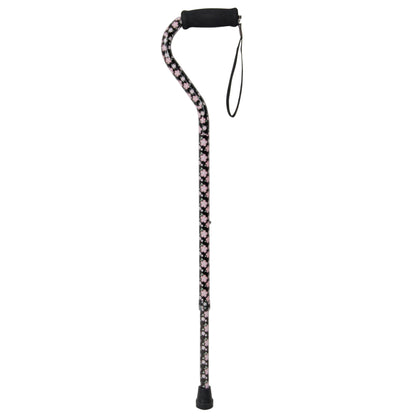 Drive Medical Foam Grip Offset Handle Walking Cane